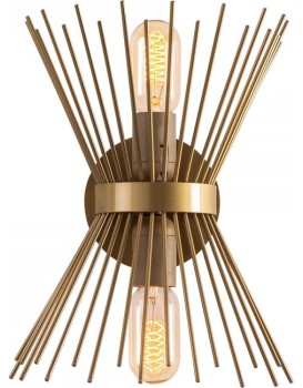 Nástěnná lampa Kirpi zlatá