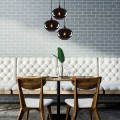 Stropní svítidlo Smoked I kouřové