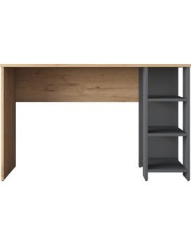 Psací stůl Brana 120 cm ořech/antracit