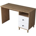 Psací stůl Hanis 120 cm ořech/bílý