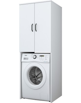 Koupelnová skříňka nad pračku KD110 bílá