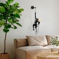 Nástěnná lampa Singe černá