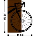 Nástěnná dekorace Agac kolo ořech/černá