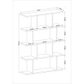 Knihovna Harmon 90 cm dub bardolino přírodní