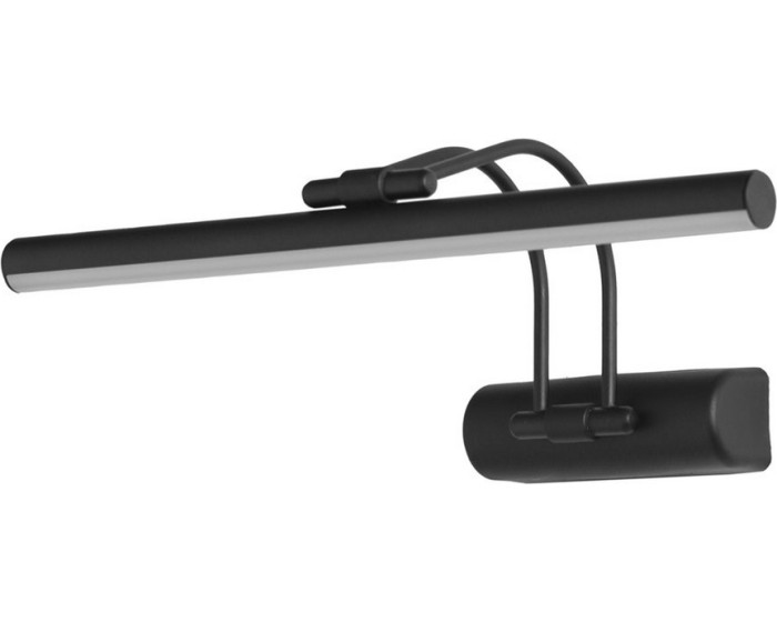 Nástěnná LED lampa Flut 35 cm černá