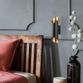 Nástěnná lampa Cut černá/zlatá