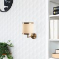 Nástěnná lampa Way vintage zlatá/béžová