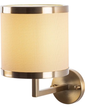 Nástěnná lampa Way vintage zlatá/béžová