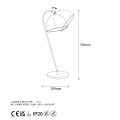 Stolní lampa Acuka zlatá