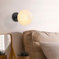 Nástěnná lampa Atmaca černá/bílá