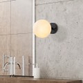 Nástěnná lampa Atmaca černá/bílá