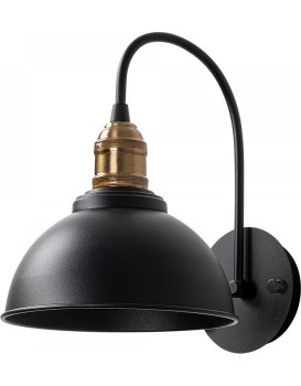 Nástěnná lampa Varzan černá