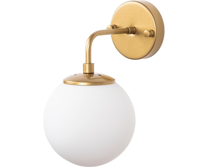 Nástěnná lampa Horn II zlatá