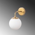 Nástěnná lampa Horn II zlatá