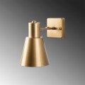 Nástěnná lampa Funnel zlatá