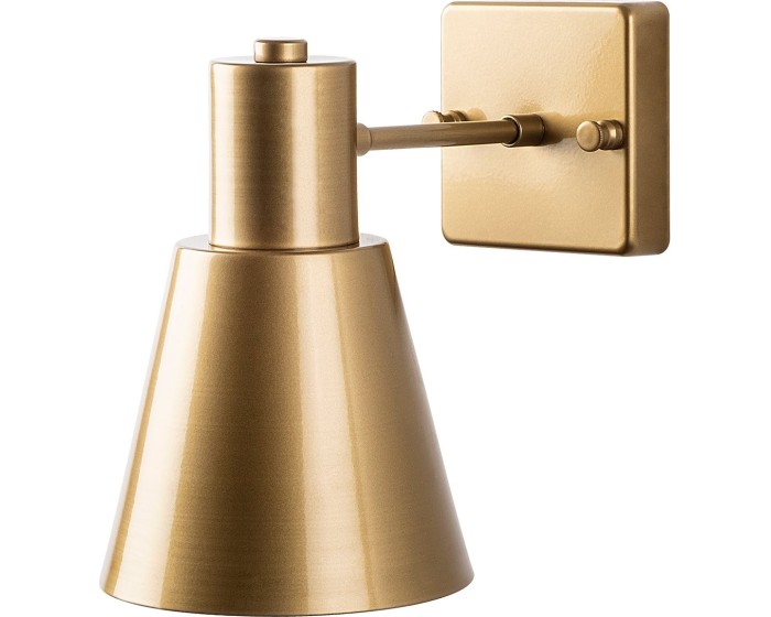 Nástěnná lampa Funnel zlatá