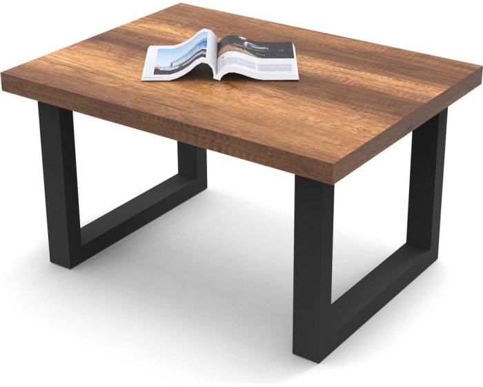 Konferenční stolek MN02 - BA 80 cm ořech/antracit