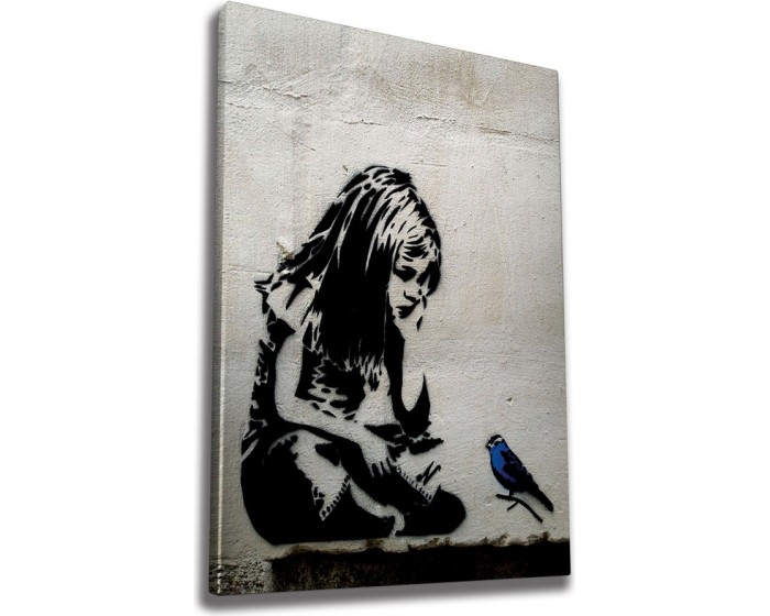 Obraz na plátně Bird calling WY49 70x100 cm