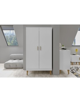Dětská skříň Kubi 100 cm bílá