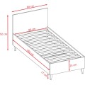 Dětská postel Kubi 180x80 kašmír