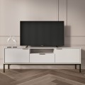 Televizní stolek Austin 135 cm bílý/černý
