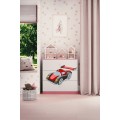 Komoda Babydreams 80 cm auto růžová