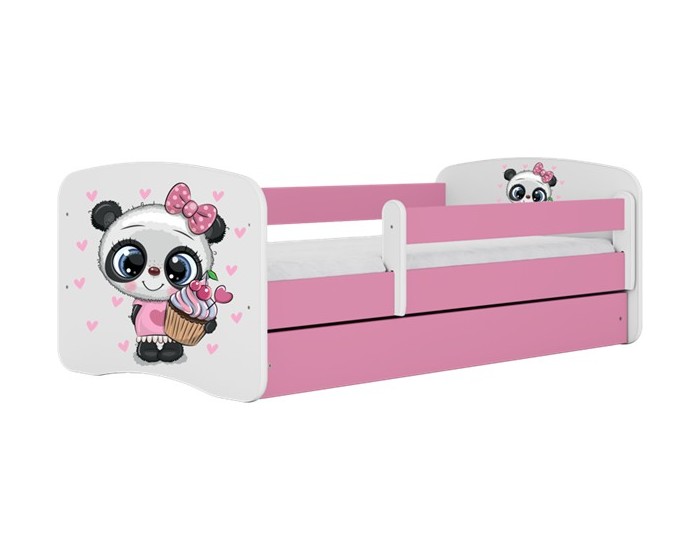 Dětská postel Babydreams panda růžová