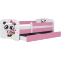 Dětská postel Babydreams panda růžová