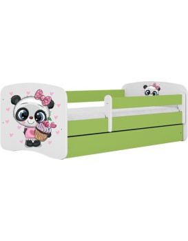 Dětská postel Babydreams panda zelená