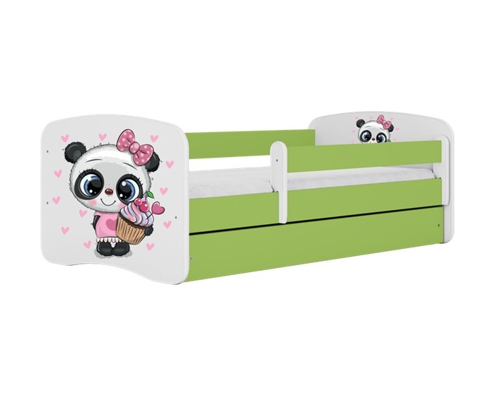 Dětská postel Babydreams panda zelená