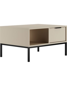 Konferenční stolek Austin 80 cm kašmír/černá