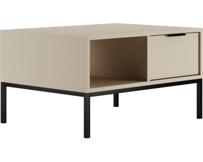 Konferenční stolek Austin 80 cm kašmír/černá