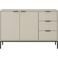 Komoda Austin 150 cm kašmír/černá