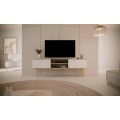 TV stolek TORONTO 160 cm dub artisan/bílý
