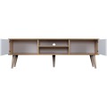 TV stolek TORONTO 160 cm dub artisan/bílý