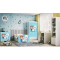 Dětská šatní skříň BABYDREAMS Sněhové princezny bílá