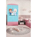 Dětská šatní skříň BABYDREAMS Sněhové princezny růžová