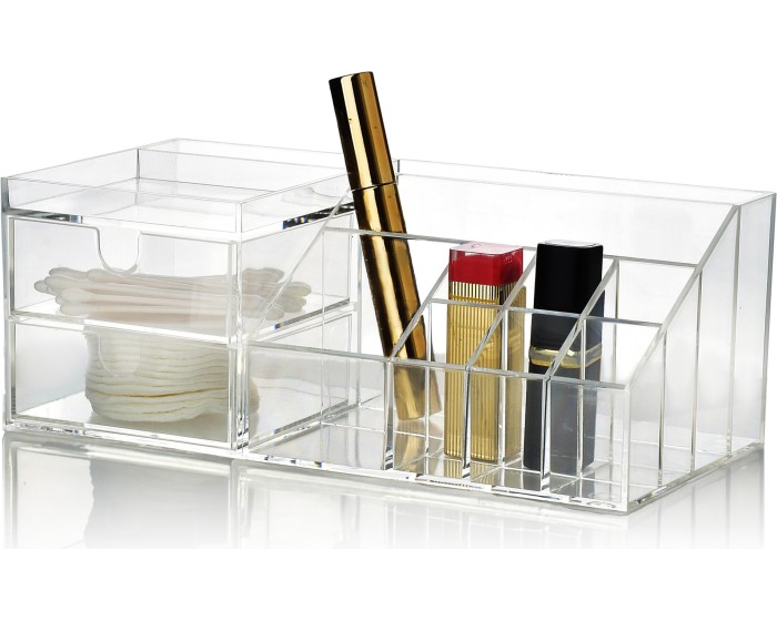 Kosmetický organizér BEA 24x9x12 cm čirý