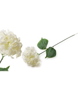 Umělá květina VIRIDIS HORTENSIA 73 cm bílá