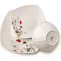 Porcelánová jídelní sada LEA Light 18 ks bílá/barevná