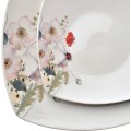 Porcelánová jídelní sada LEA Light 18 ks bílá/barevná