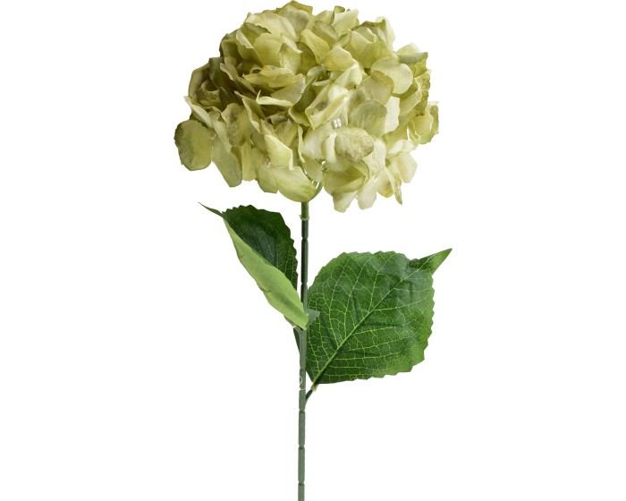 Umělá květina VIRIDIS HORTENSIA 73 cm bílá/zelená