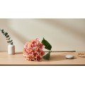 Umělá květina VIRIDIS HORTENSIA 73 cm růžová/béžová
