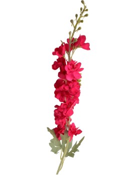 Umělá květina VIRIDIS Delphinium 88 cm červená