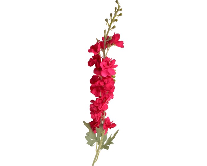 Umělá květina VIRIDIS Delphinium 88 cm červená