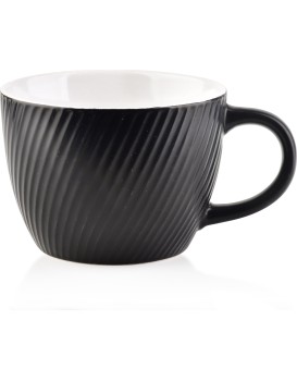 Hrnek SALLY LINES 480 ml černý