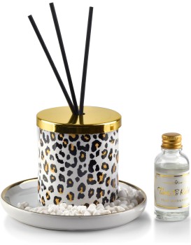 Aroma difuzér PANTERA se vzorem 30 ml bílý