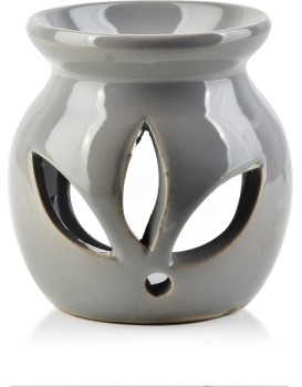 Keramická aroma lampa LILIO 7,7 cm šedá