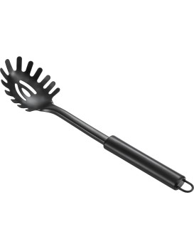 Ocelová naběračka na těstoviny MODERN KITCHEN 30x6,5 cm černá