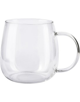 Skleněný hrnek PETER CLEAR 400 ml čirý